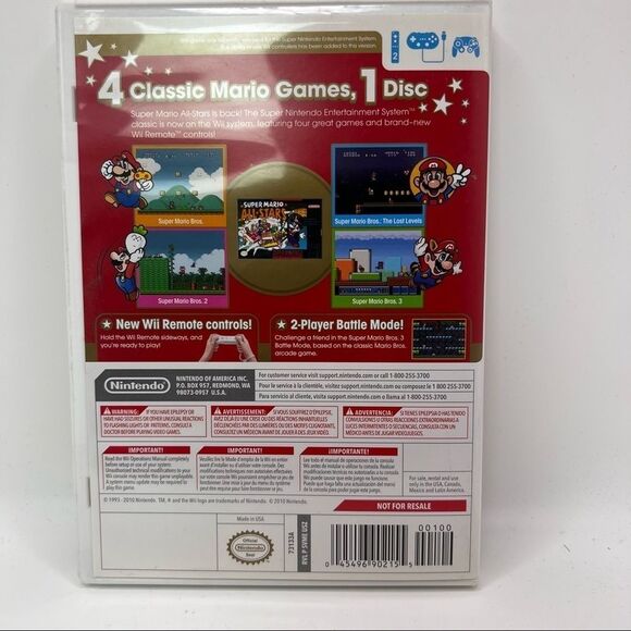 Super Mario All-Stars (Nintendo Wii, 2010) - Picture 2 of 4